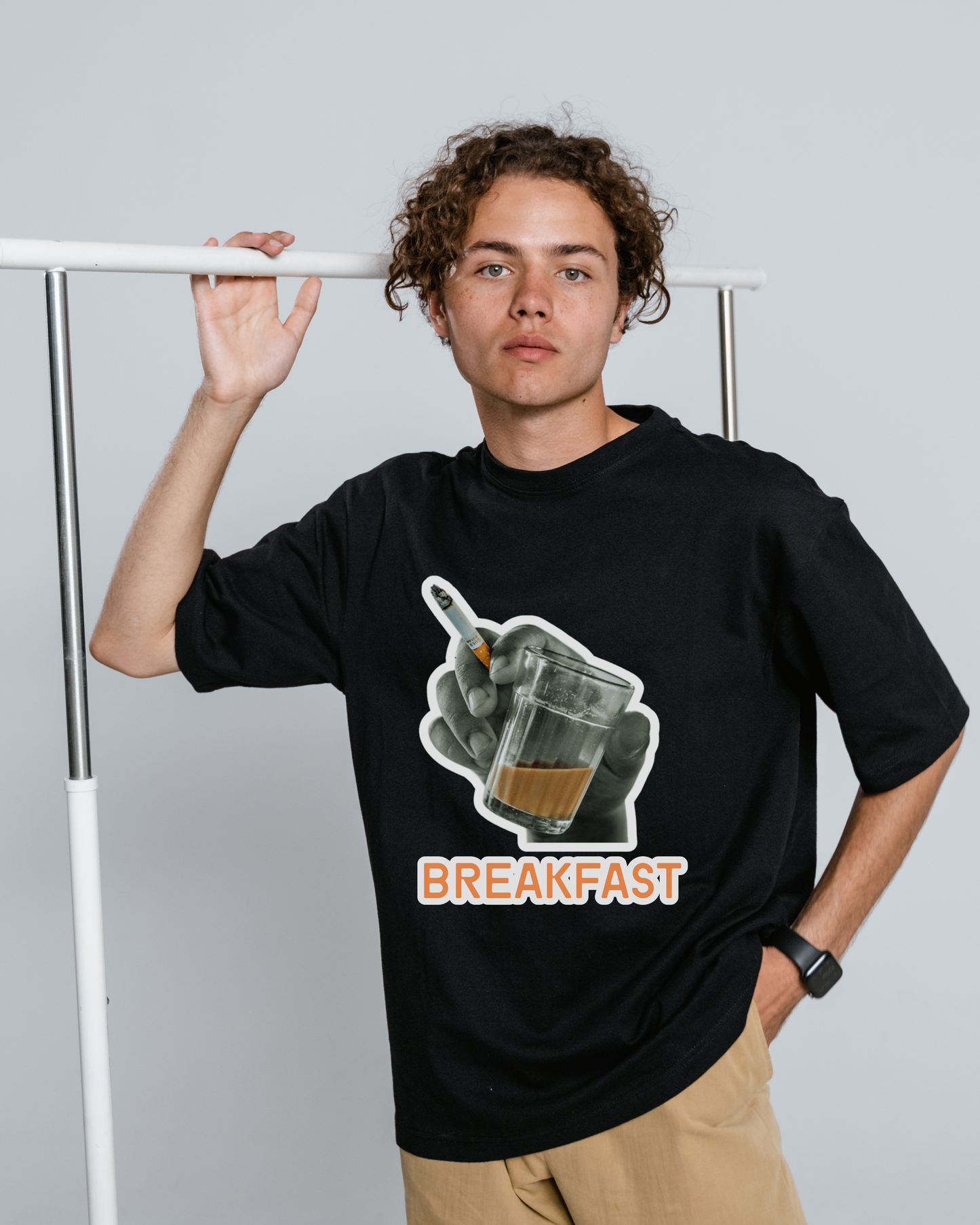 Chai and Sutta Lover Unisex Classic Crew T-Shirt